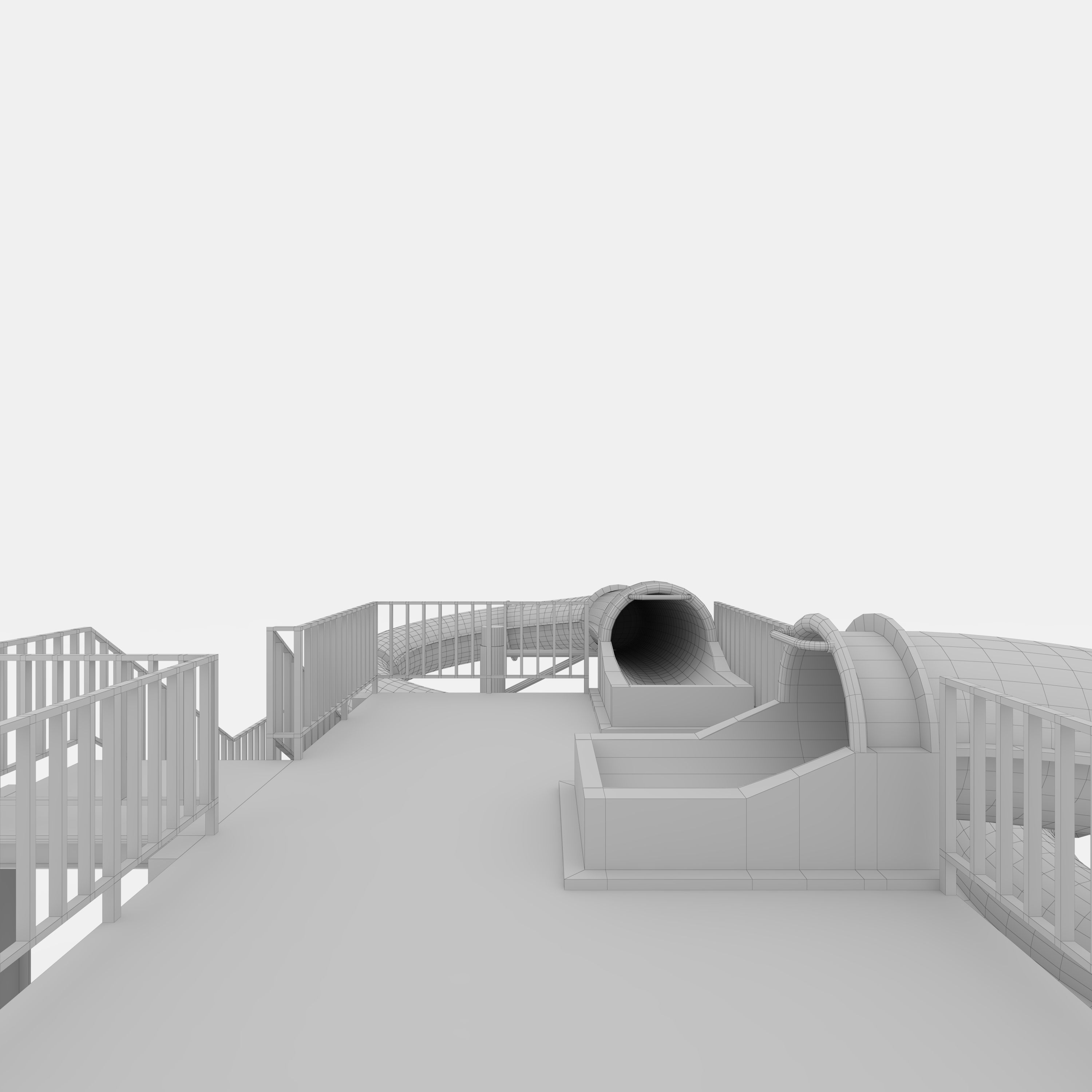 Waterpark Slide 4 3D model_43