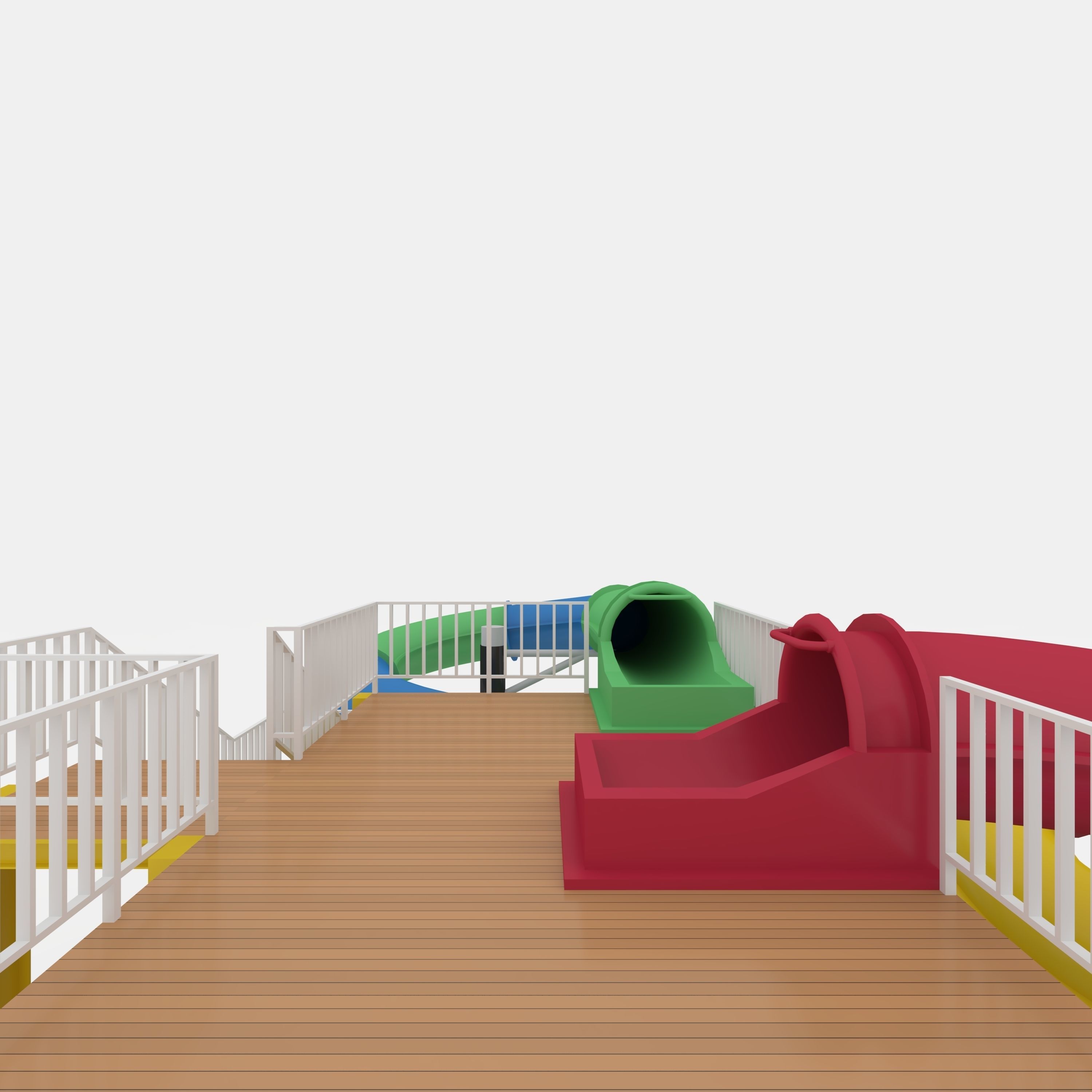 Waterpark Slide 4 3D model_42