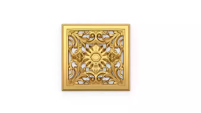 Classic carved decor ornament 390
