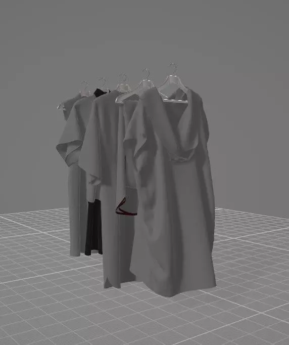 cloths in henger Free 3D print model_0