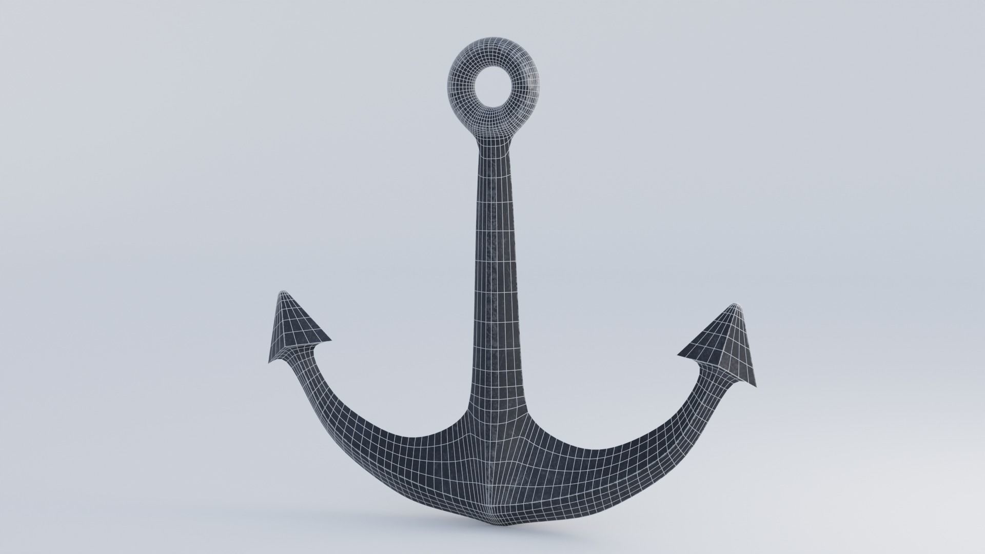 Anchors 4K Low-poly 3D model_6