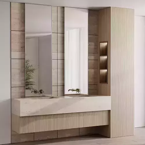 Bathroom furniture by inbani faucet set 75