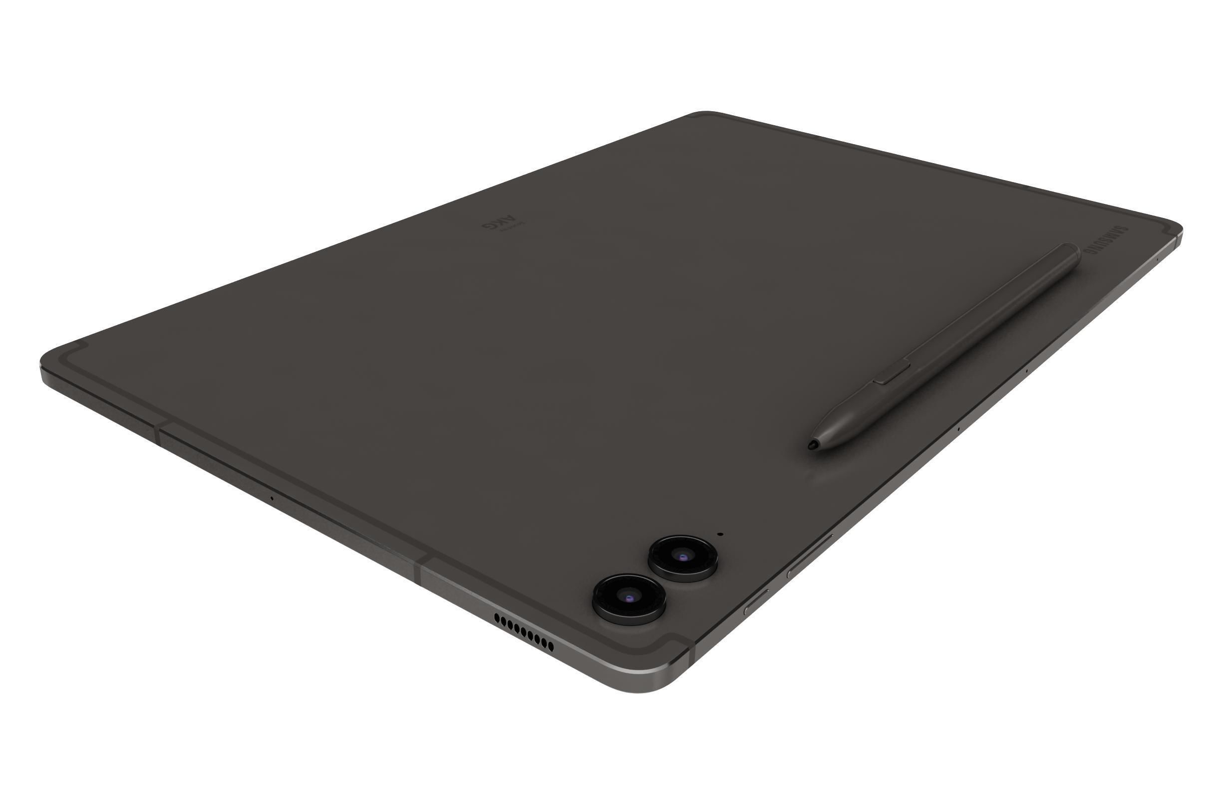 Samsung Galaxy Tab S9 FE Plus Gray 3D model_15