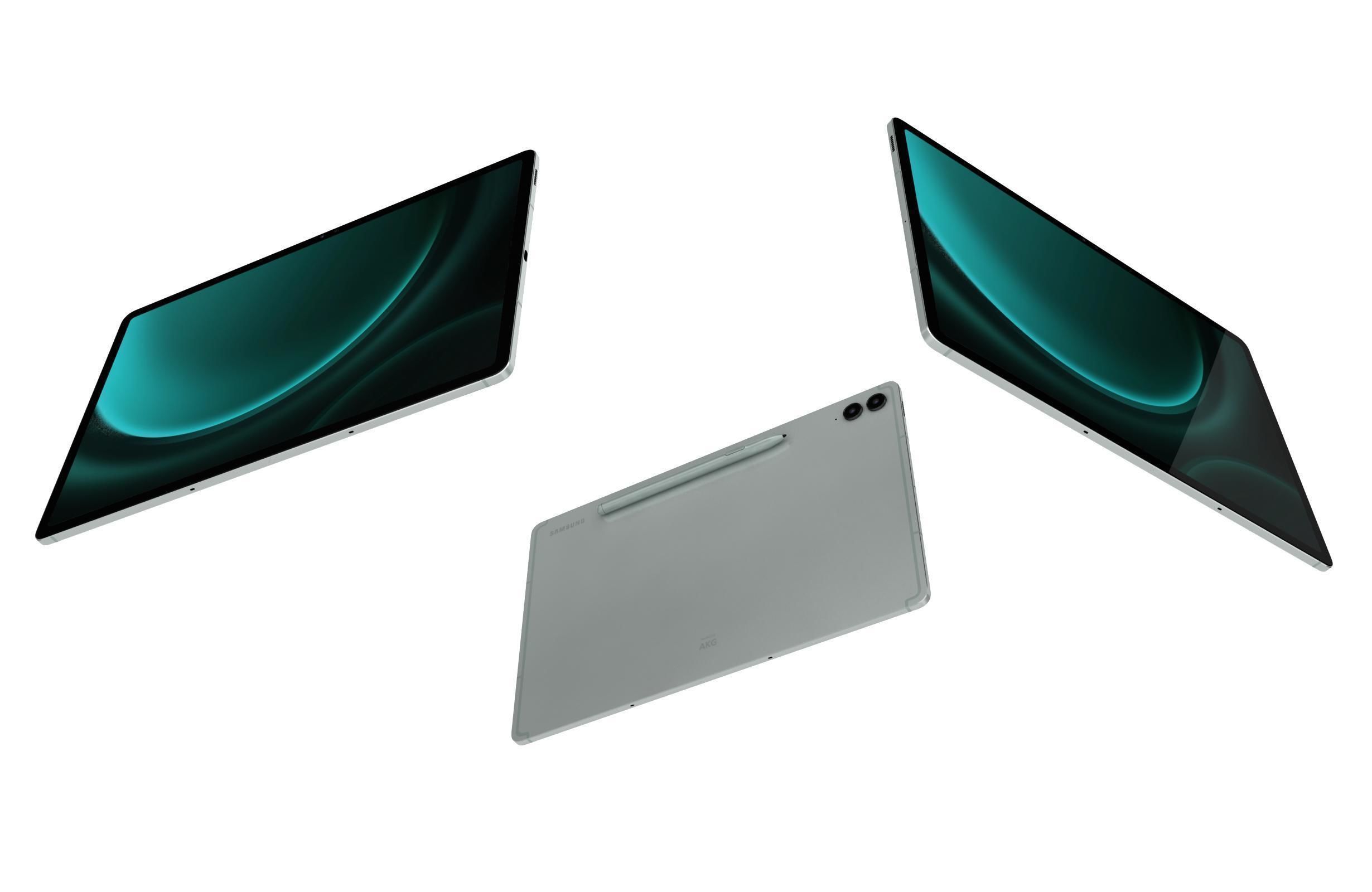 Samsung Galaxy Tab S9 FE Plus Green 3D model_2