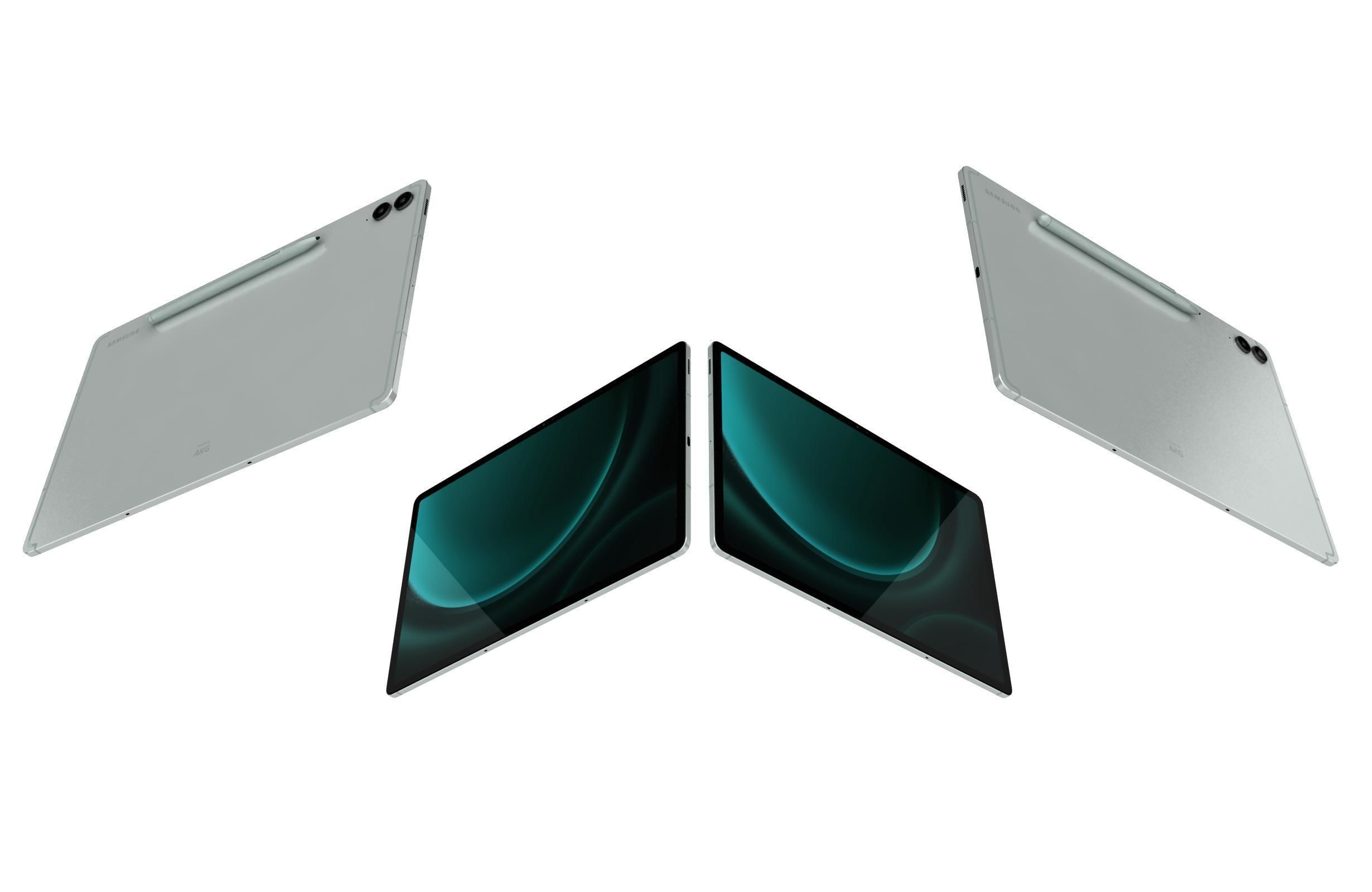Samsung Galaxy Tab S9 FE Plus Green 3D model_5