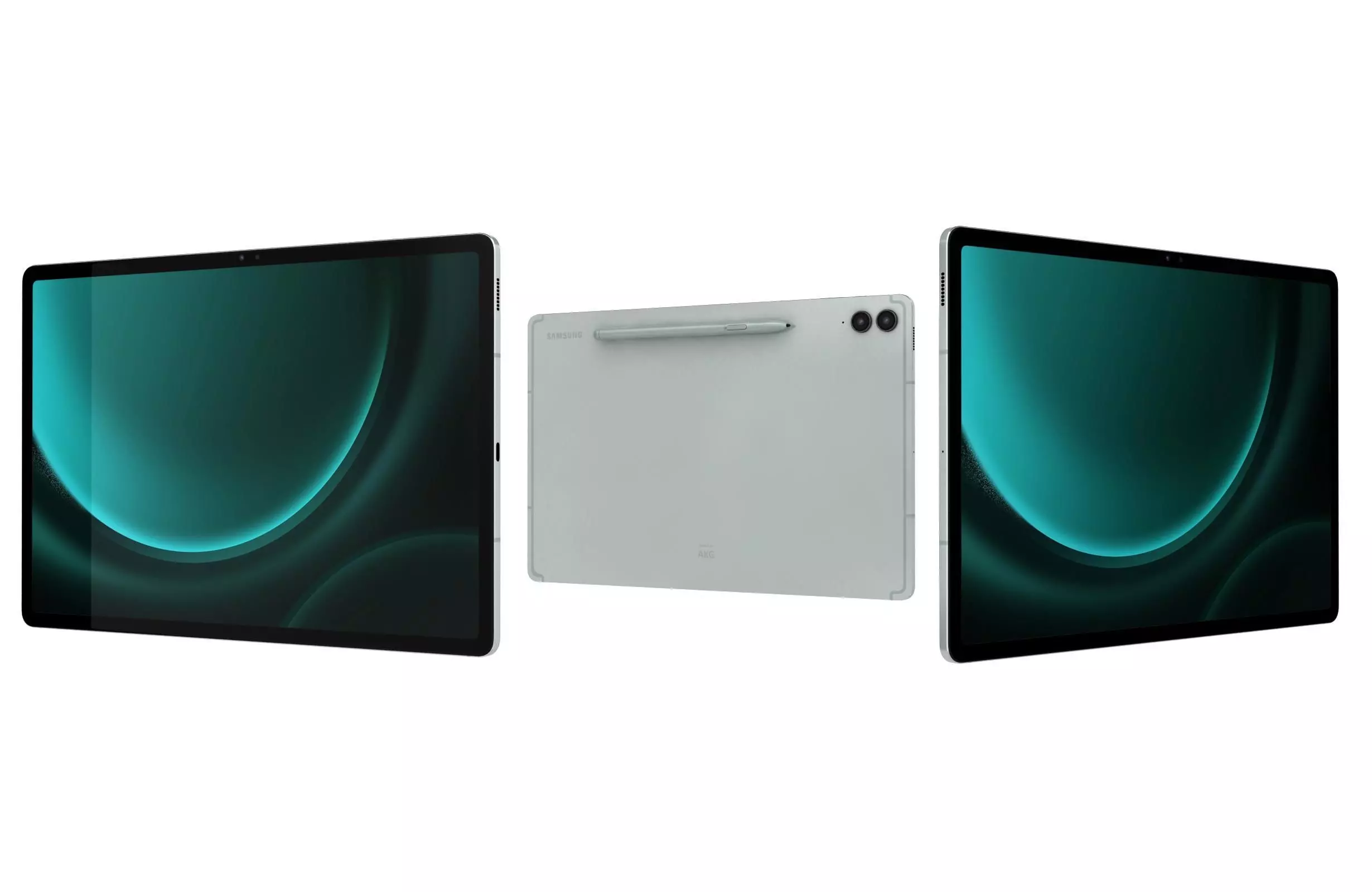 Samsung Galaxy Tab S9 FE Plus Green 3D model_0