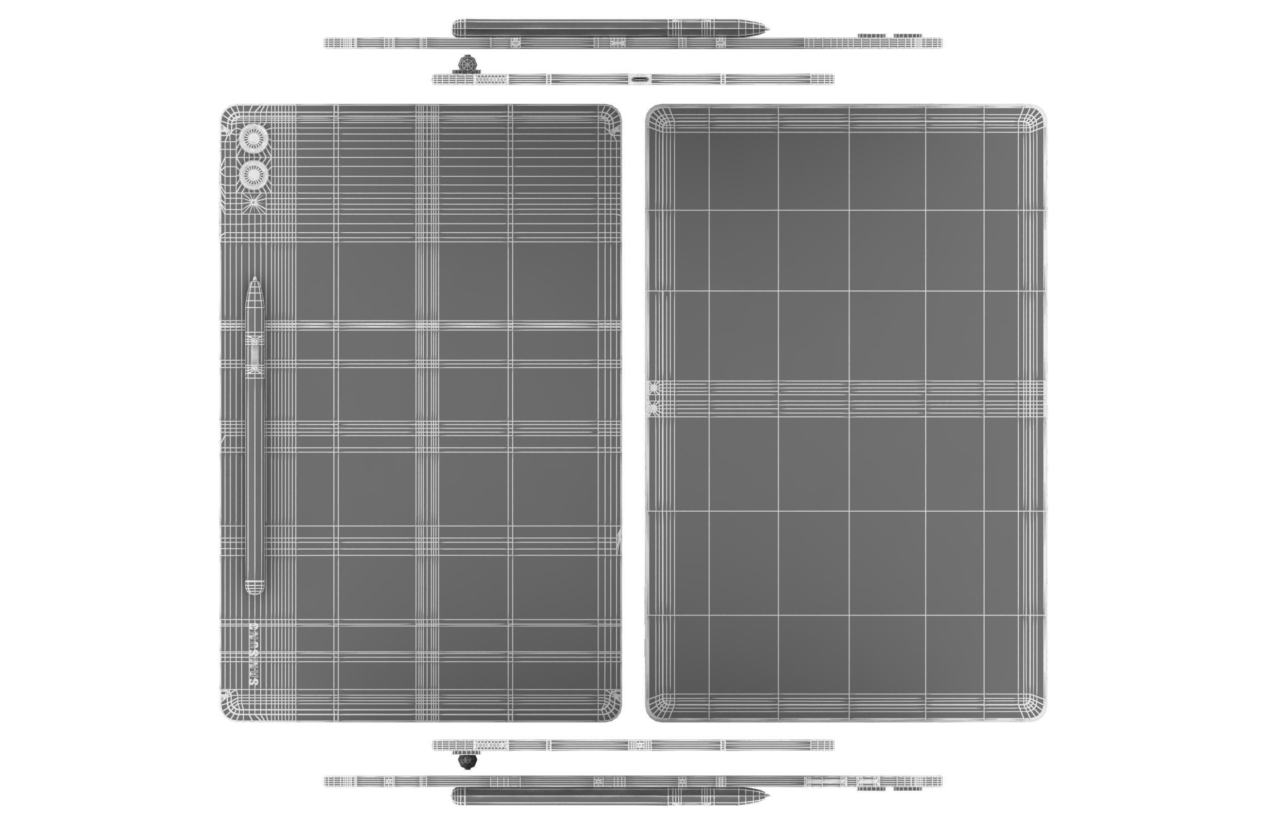 Samsung Galaxy Tab S9 FE Plus Green 3D model_17