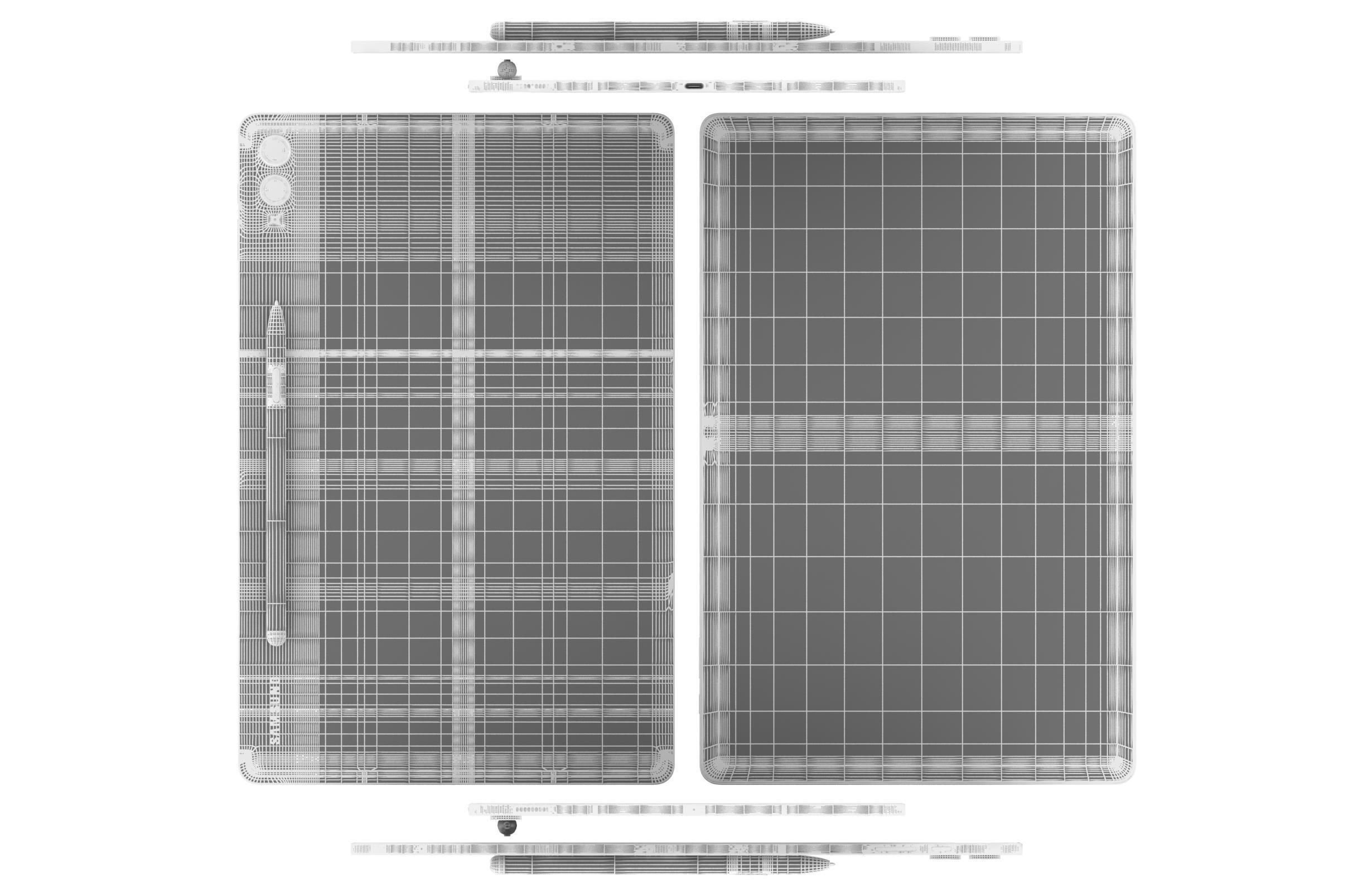 Samsung Galaxy Tab S9 FE Plus Pink 3D model_18