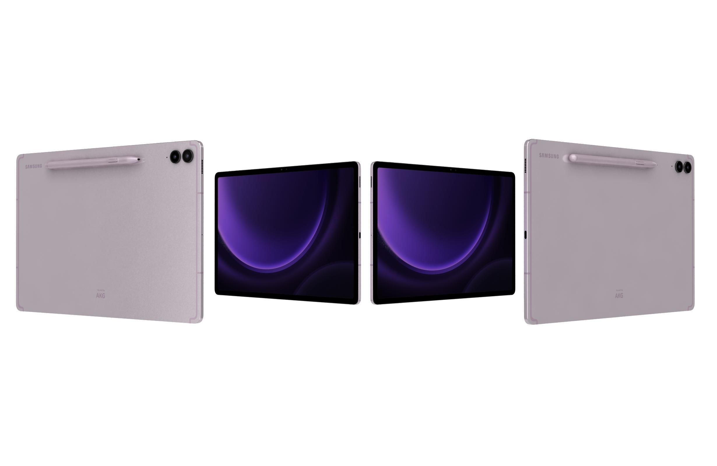 Samsung Galaxy Tab S9 FE Plus Pink 3D model_3