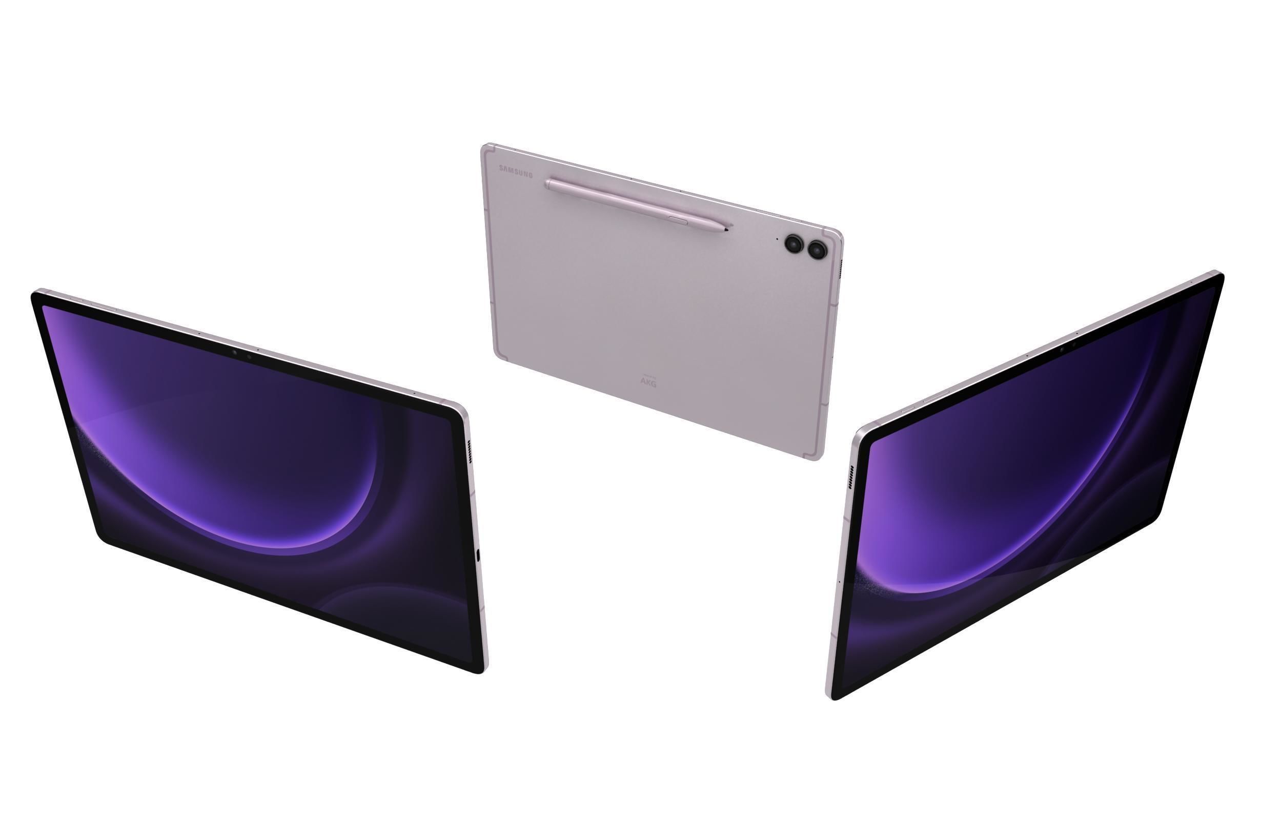 Samsung Galaxy Tab S9 FE Plus Pink 3D model_1