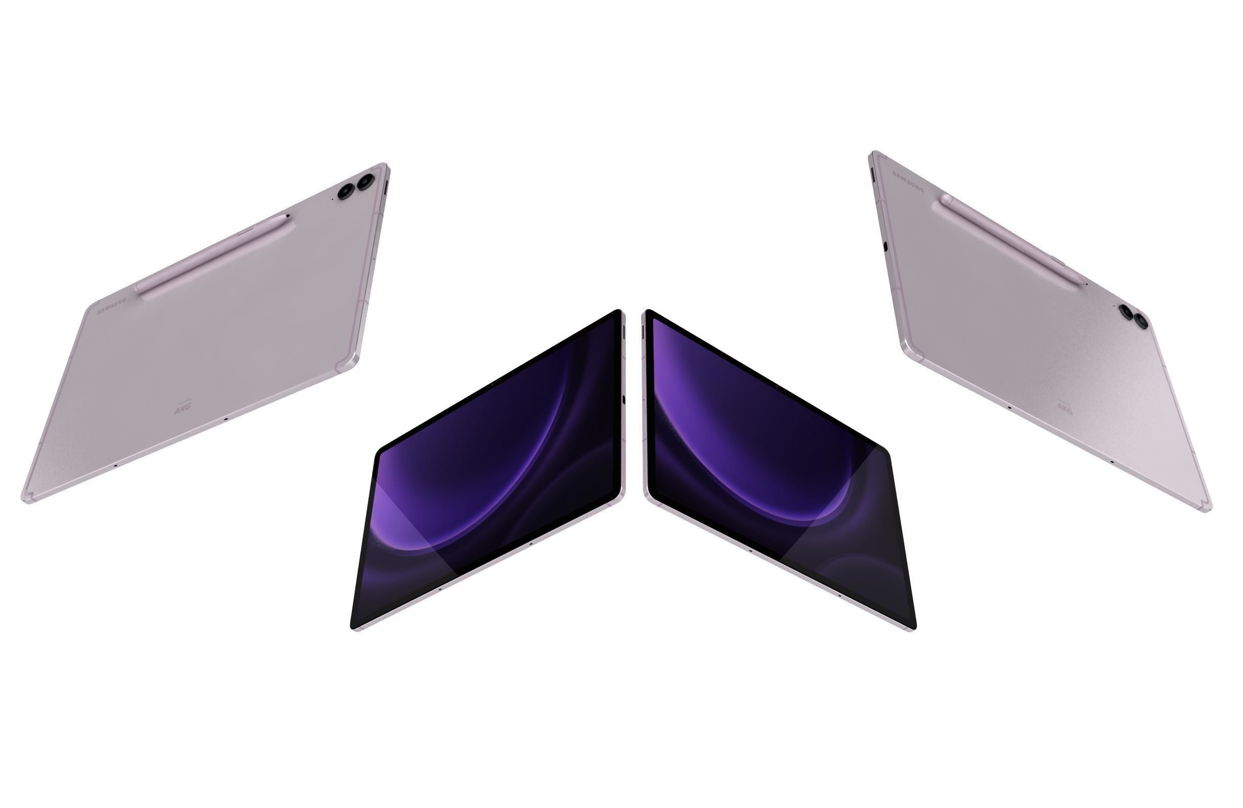 Samsung Galaxy Tab S9 FE Plus Pink 3D model_5