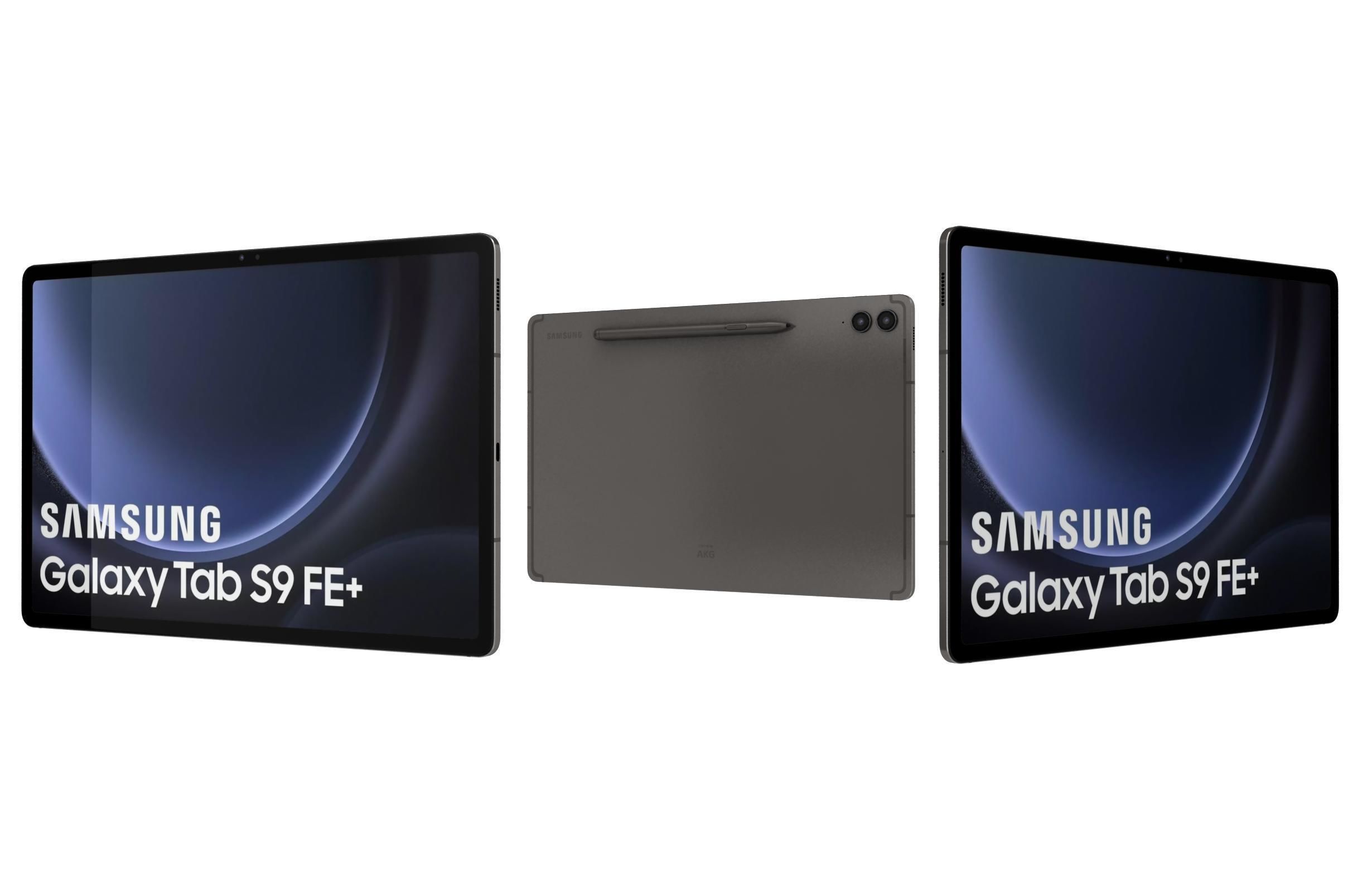 Samsung Galaxy Tab S9 FE Plus All Colors 3D model_1