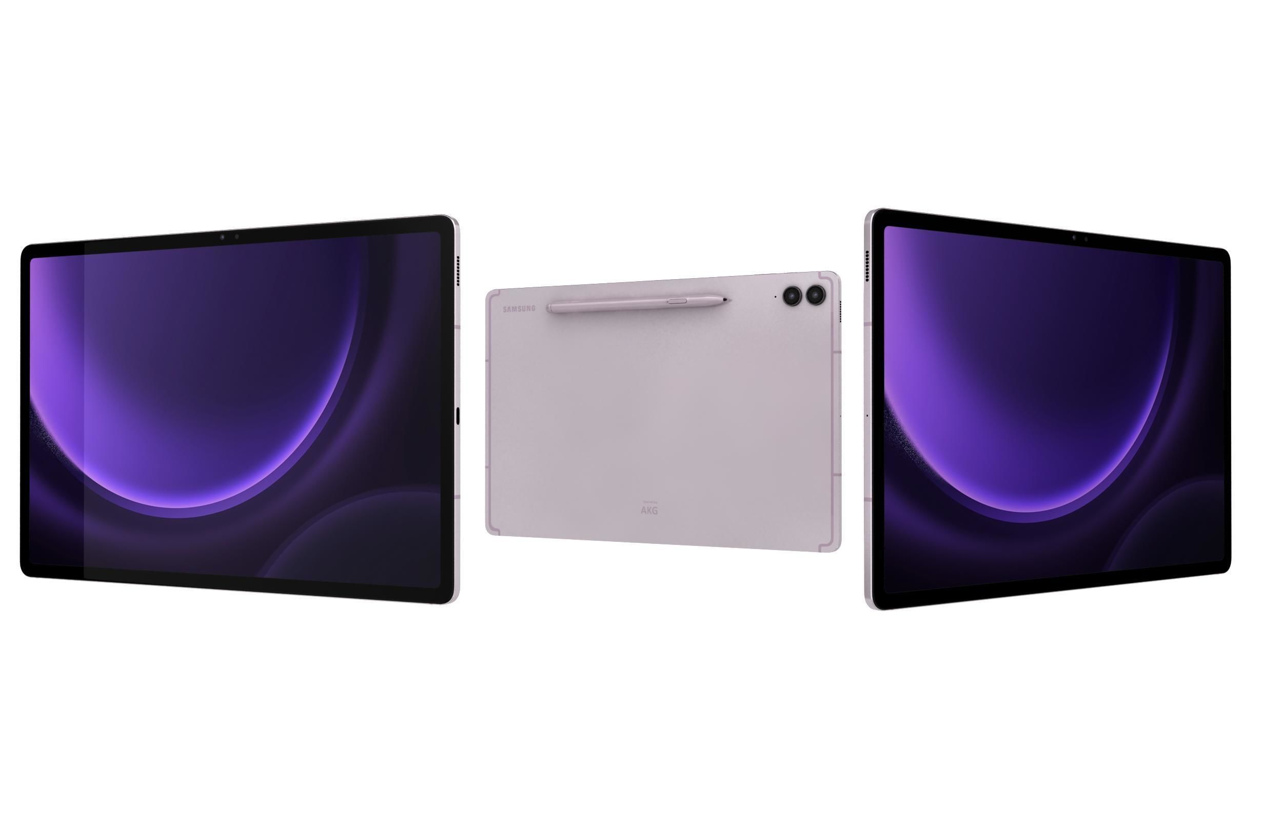 Samsung Galaxy Tab S9 FE Plus All Colors 3D model_5