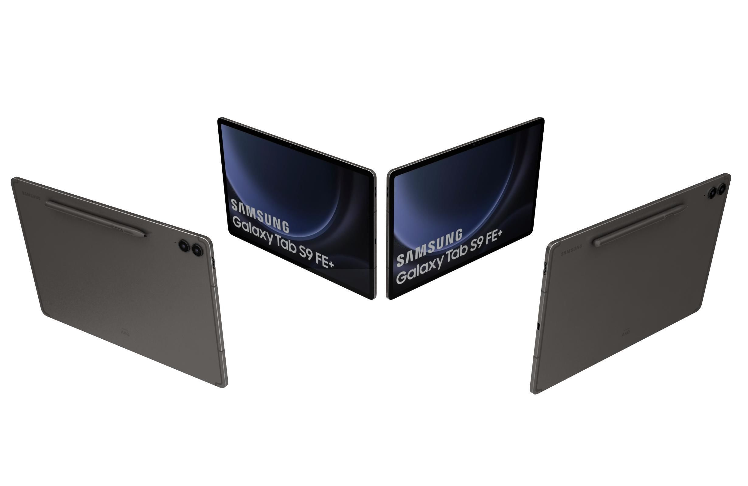 Samsung Galaxy Tab S9 FE Plus All Colors 3D model_44