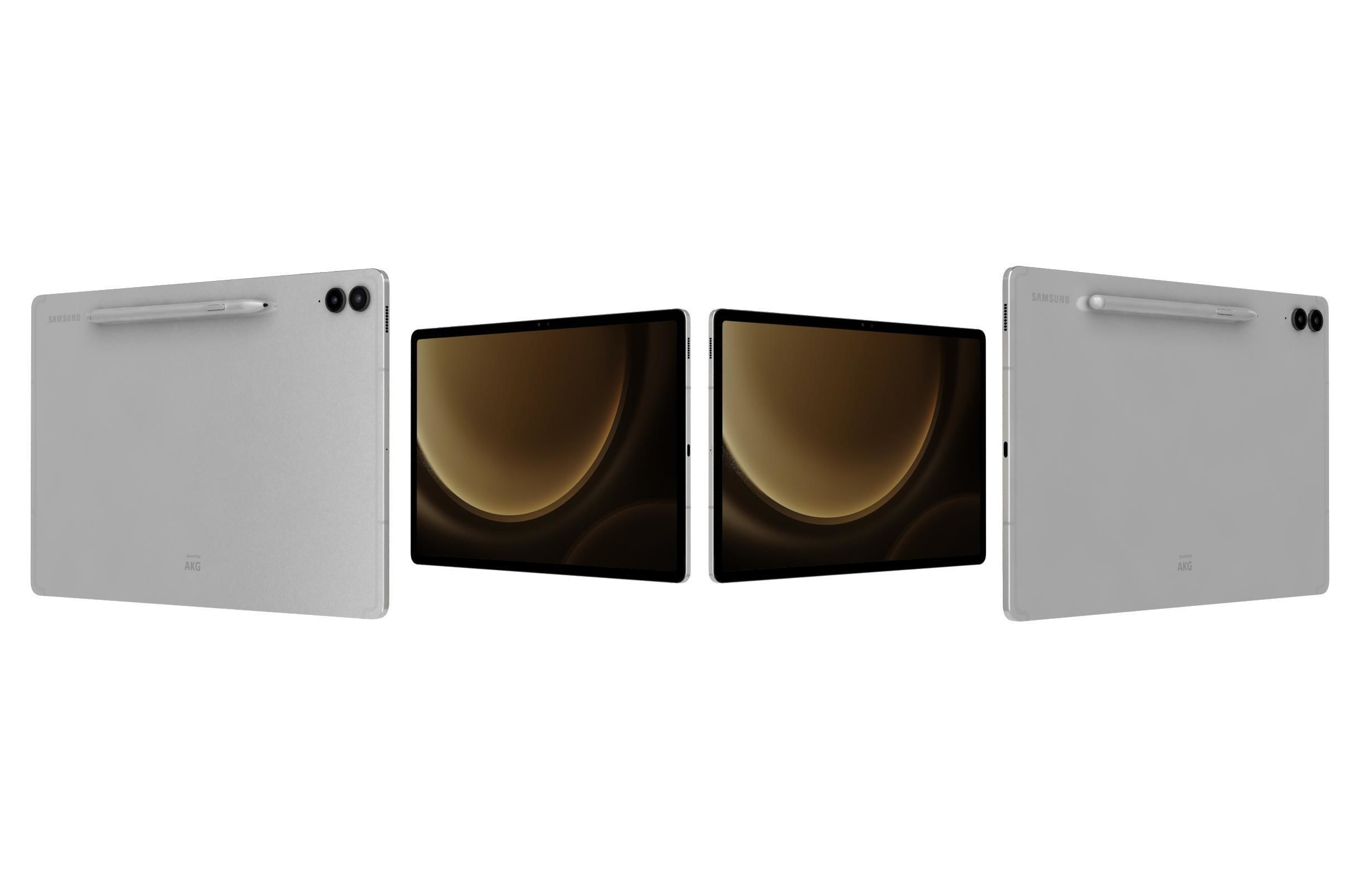 Samsung Galaxy Tab S9 FE Plus All Colors 3D model_35