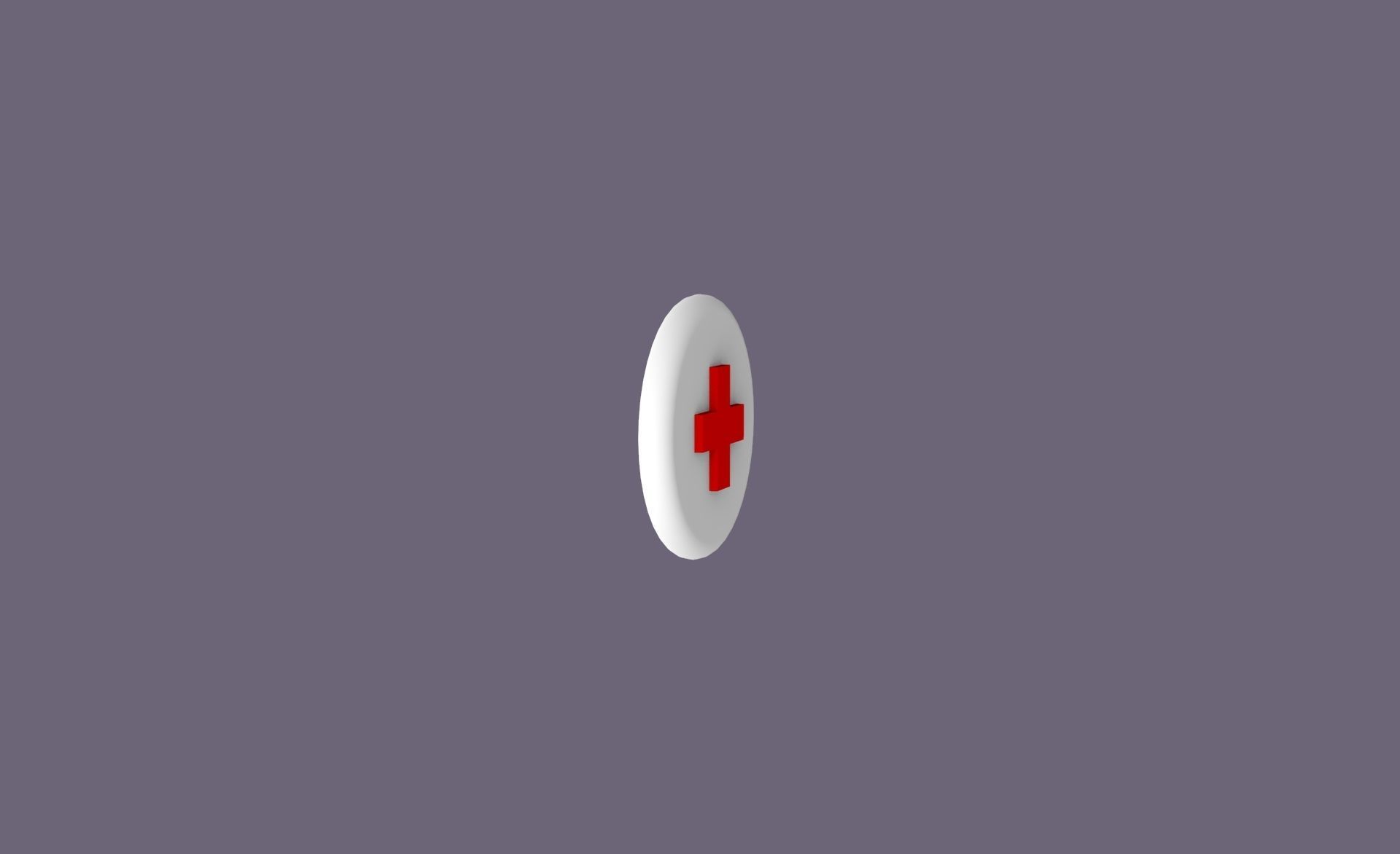 First Aid Icon v001 Free low-poly 3D model_10