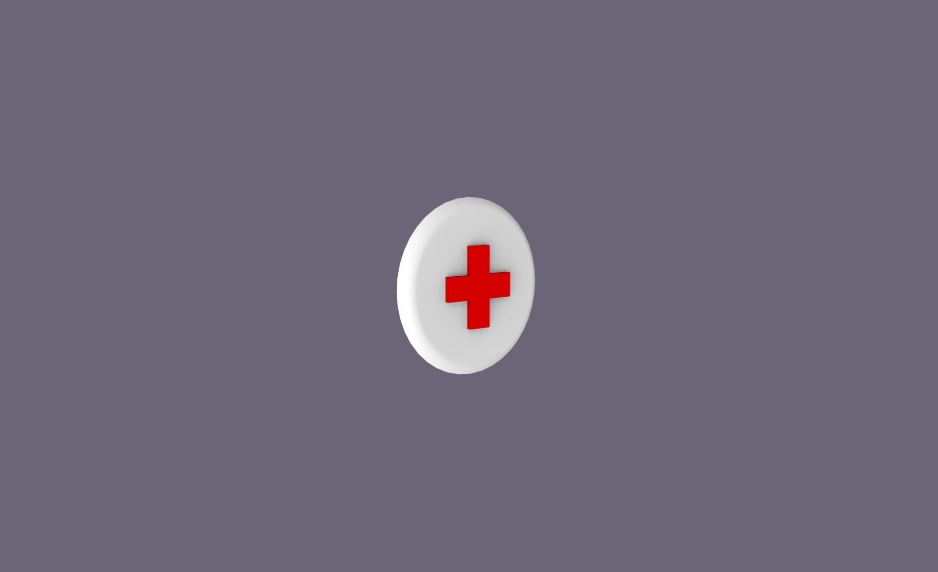 First Aid Icon v001 Free low-poly 3D model_11