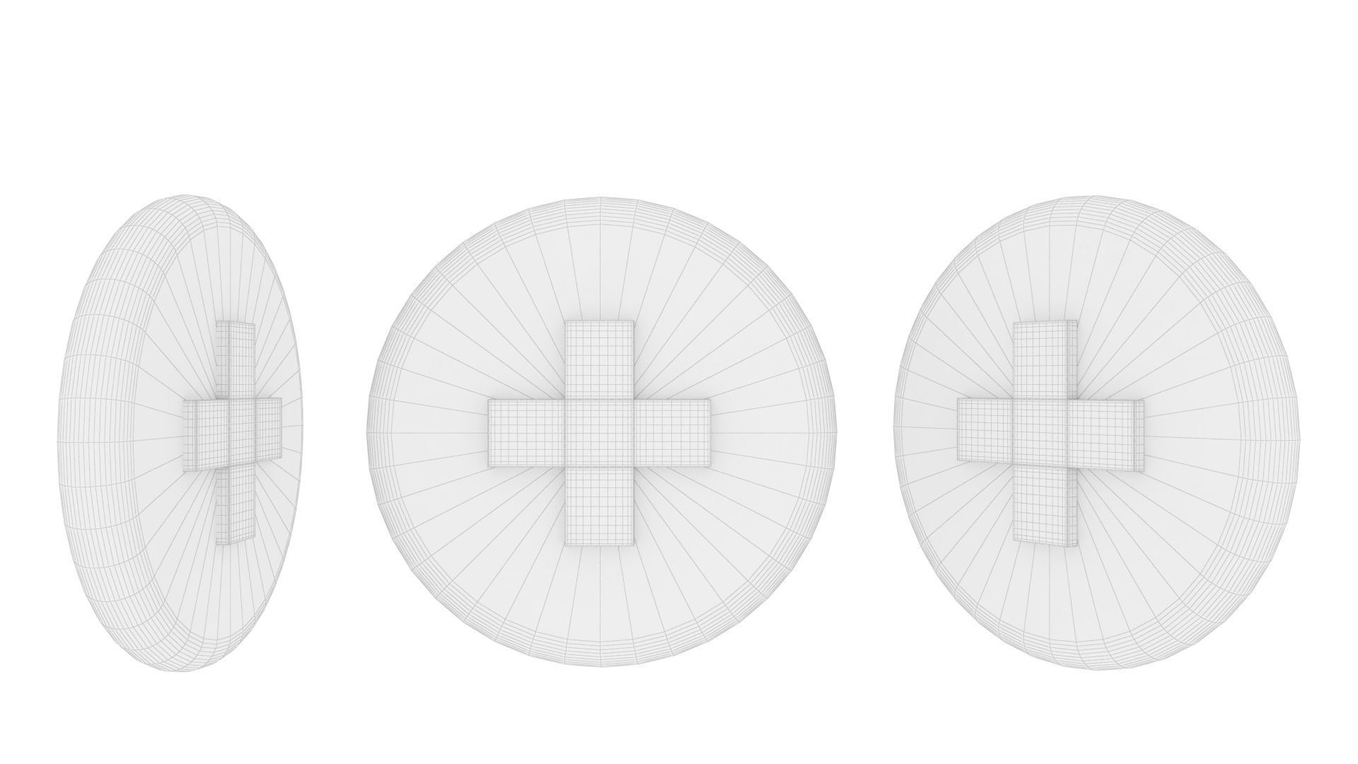 First Aid Icon v001 Free low-poly 3D model_13