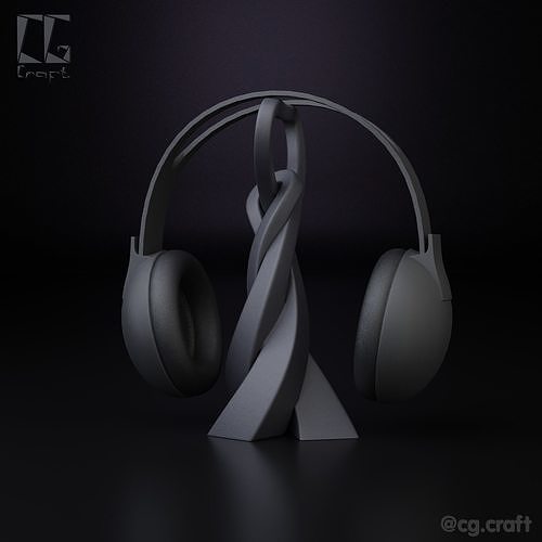  Headphone stand 2 3D print model