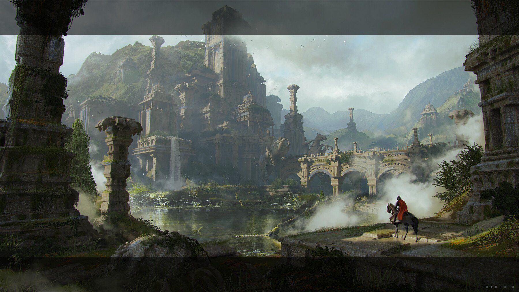 INDIAN TEMPLE - Kitbash Set 3D model_2