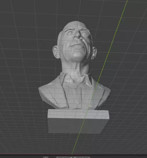 JK Simmons 3D print model_11
