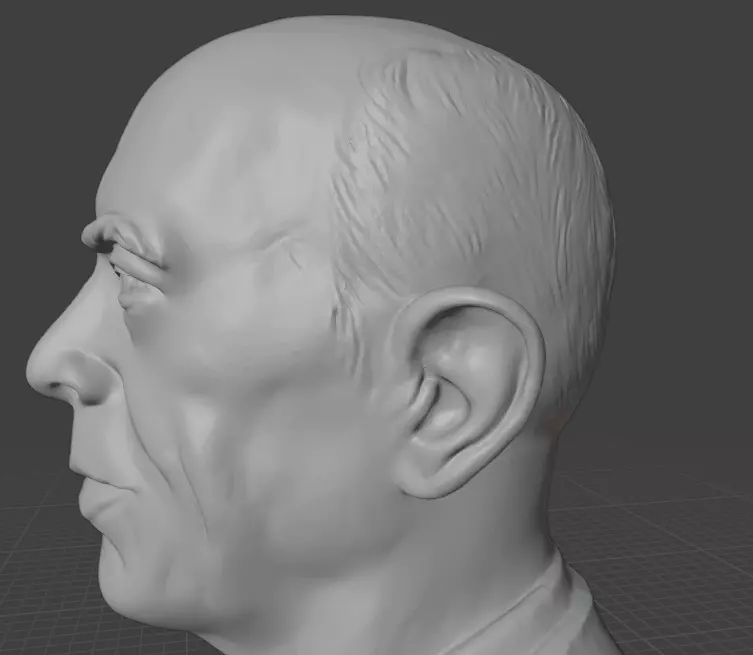JK Simmons 3D print model_9