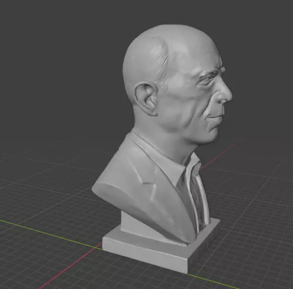 JK Simmons 3D print model_20