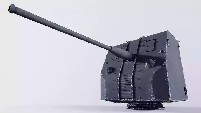 100 mm Universal Deck Installation B-34 1940