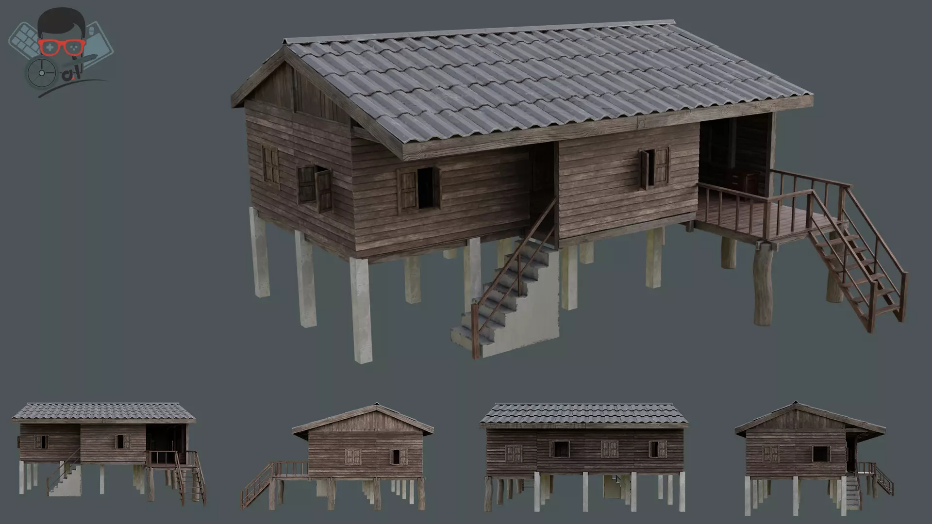 House 04 3D model_0