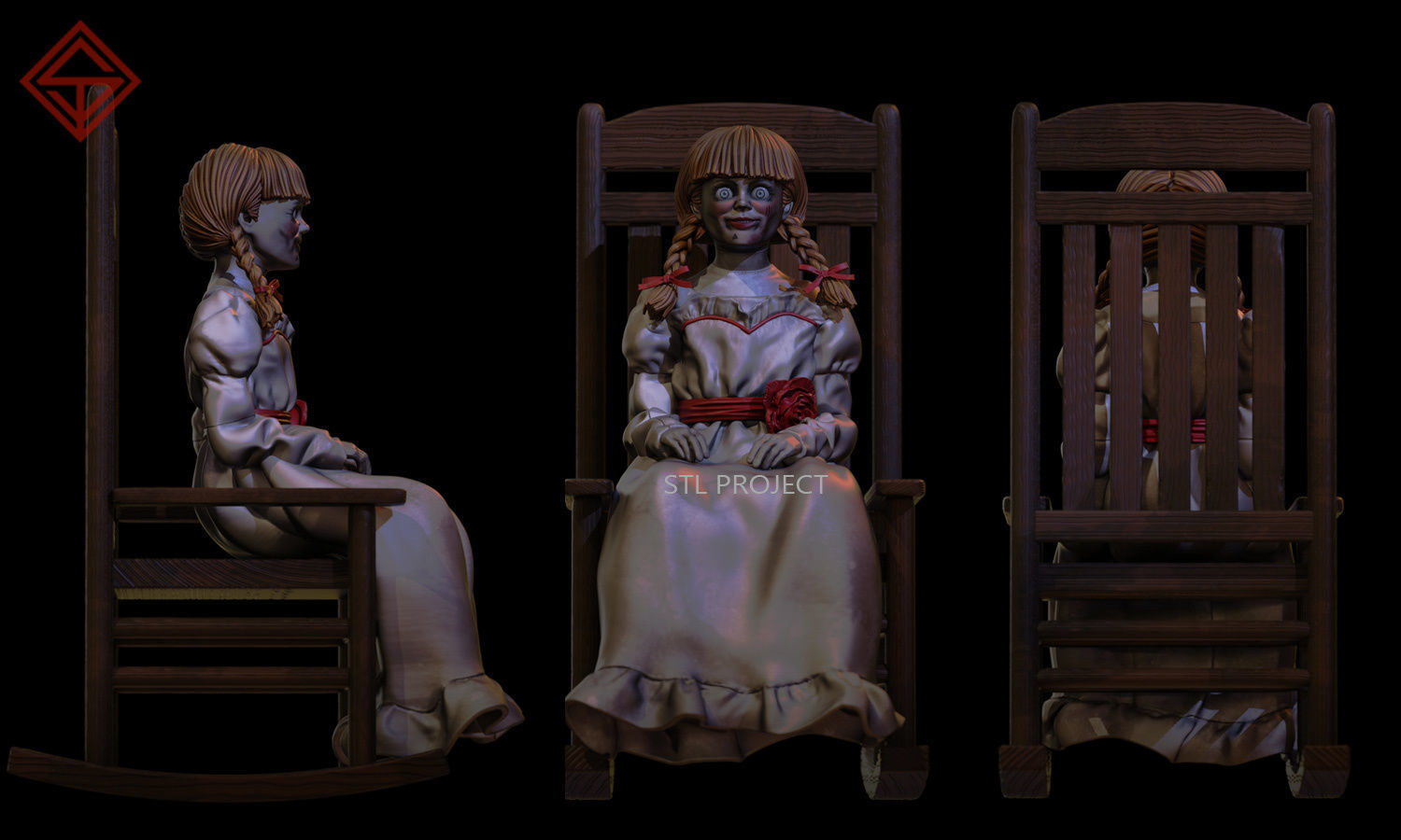 Annabelle 3D print model_1