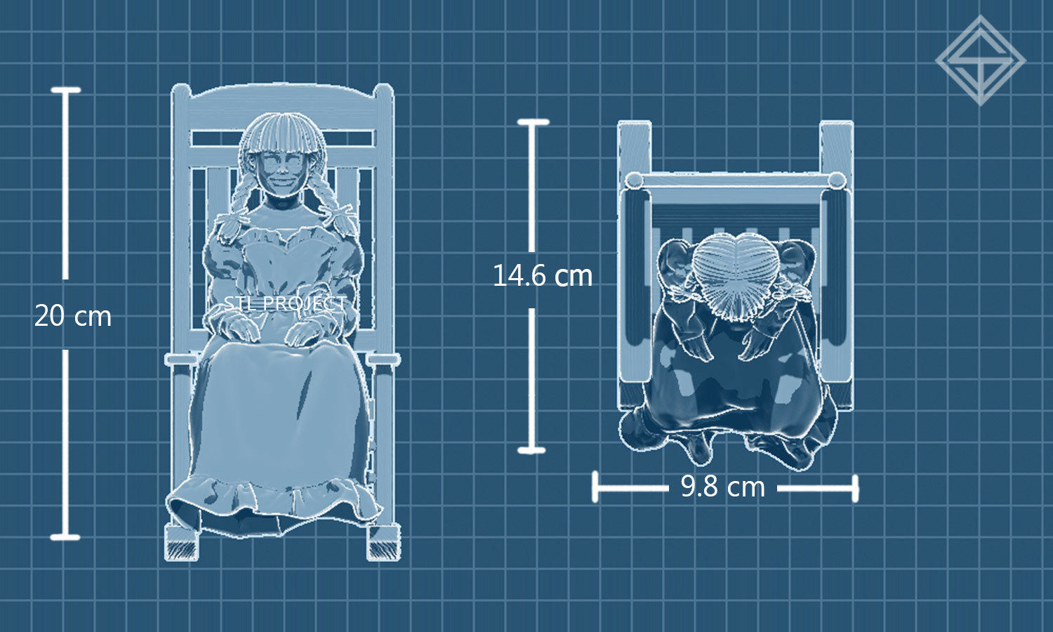 Annabelle 3D print model_3