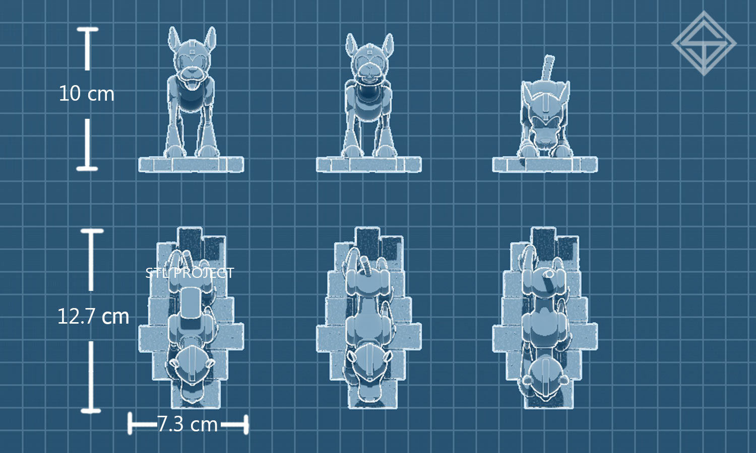 Rush - Megaman 3D print model_3