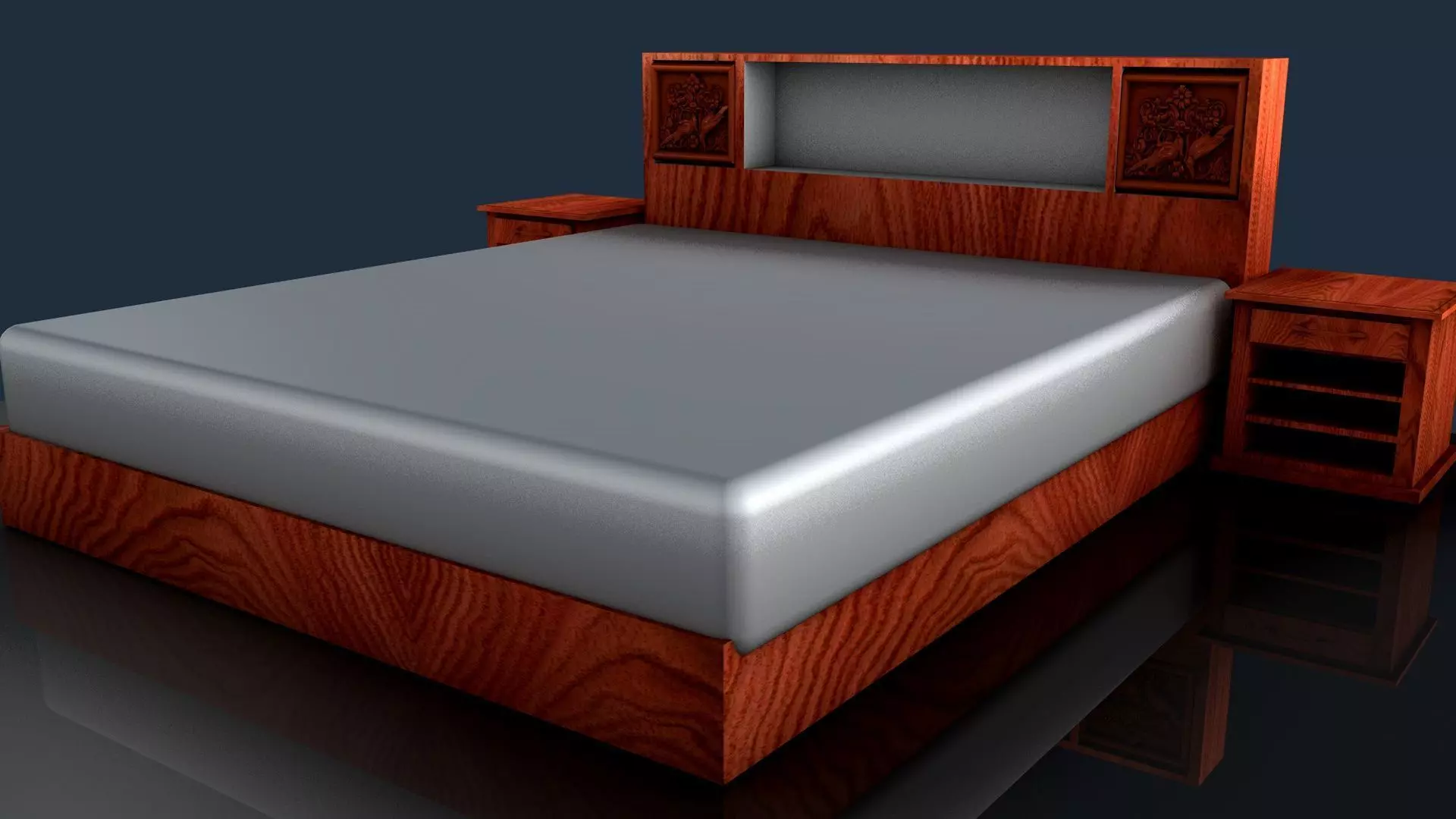 BEDROOM SET 3D model_0