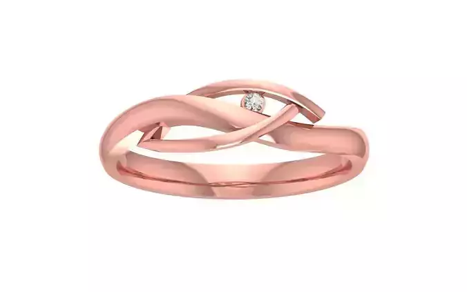 Unique Design Wedding Band 3dm STL OBJ FBX Render Details