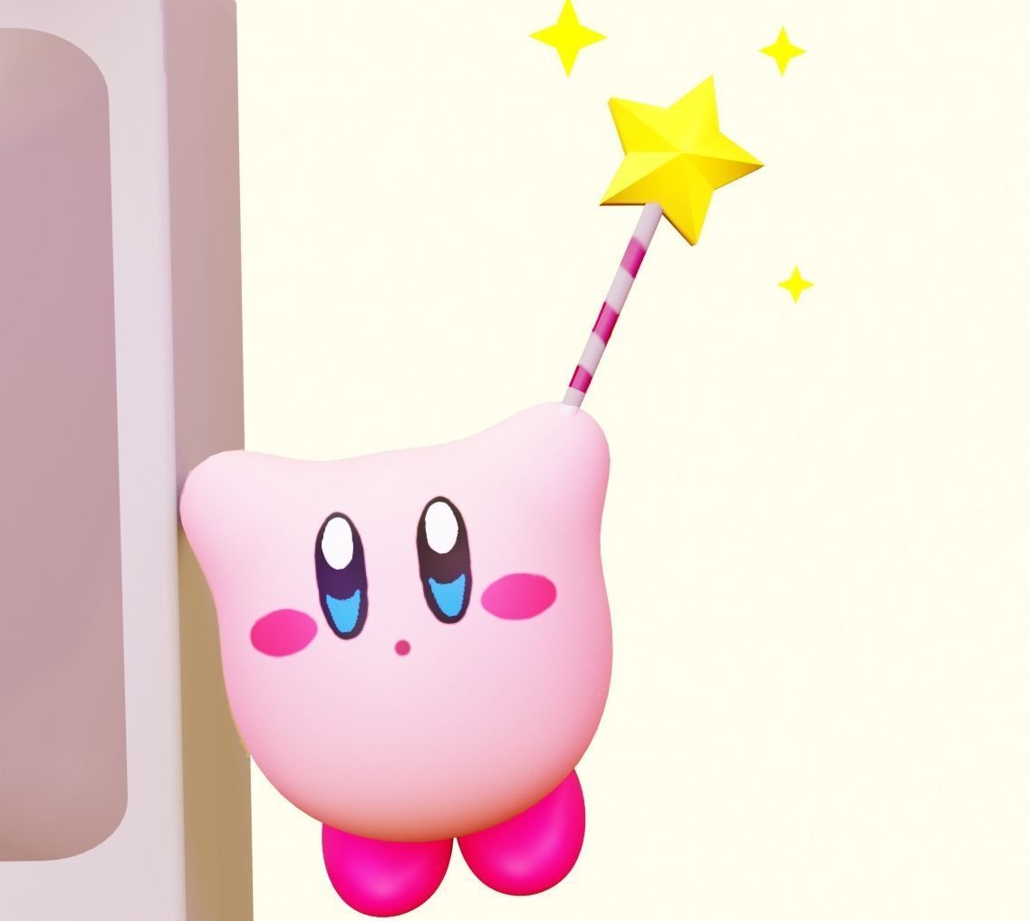 Kirby Arcade 3D model_2