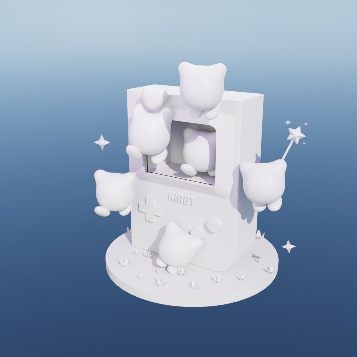 Kirby Arcade 3D model_8