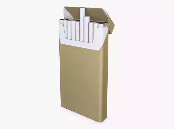 Cigarettes Pack Super Slims Opened M 1