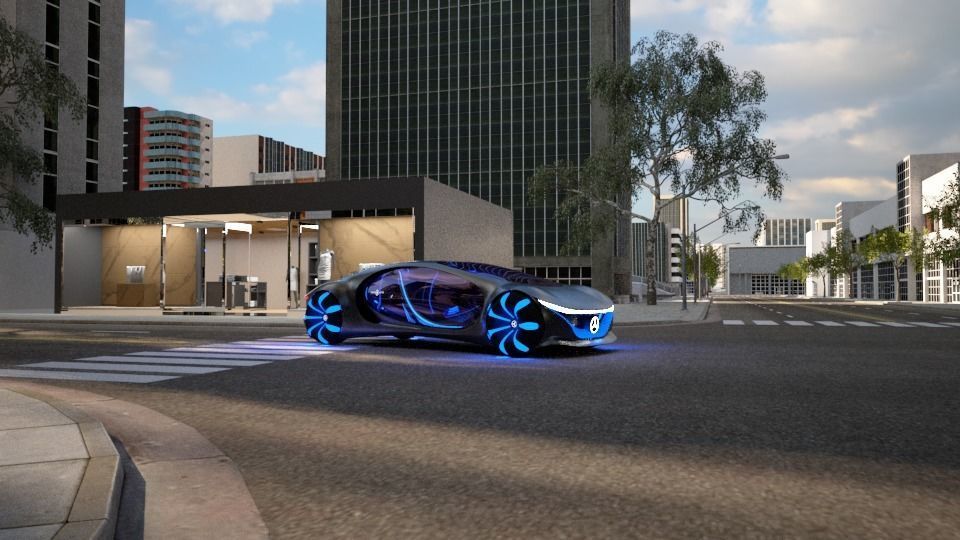 Mercedes-Benz Vision AVTR Concept 2020 3D model_6