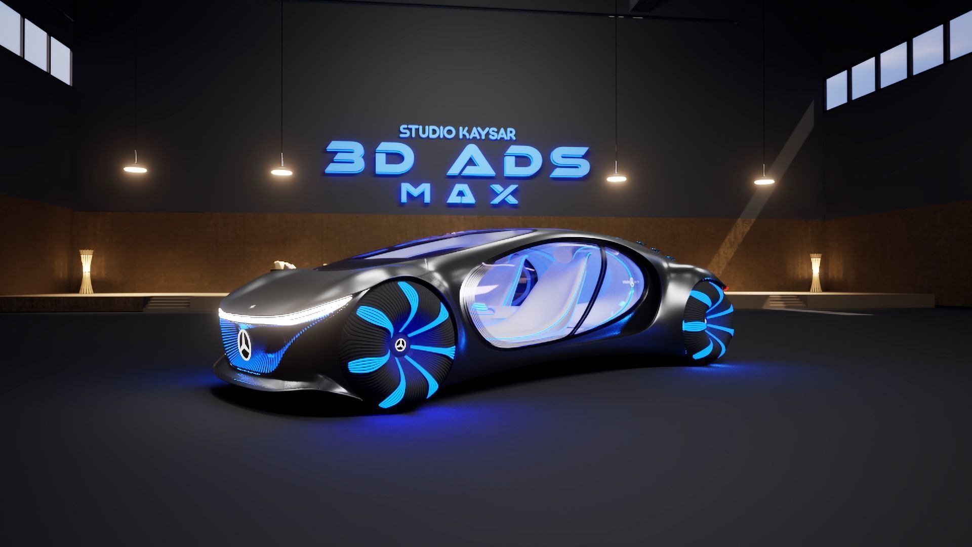 Mercedes-Benz Vision AVTR Concept 2020 3D model_4