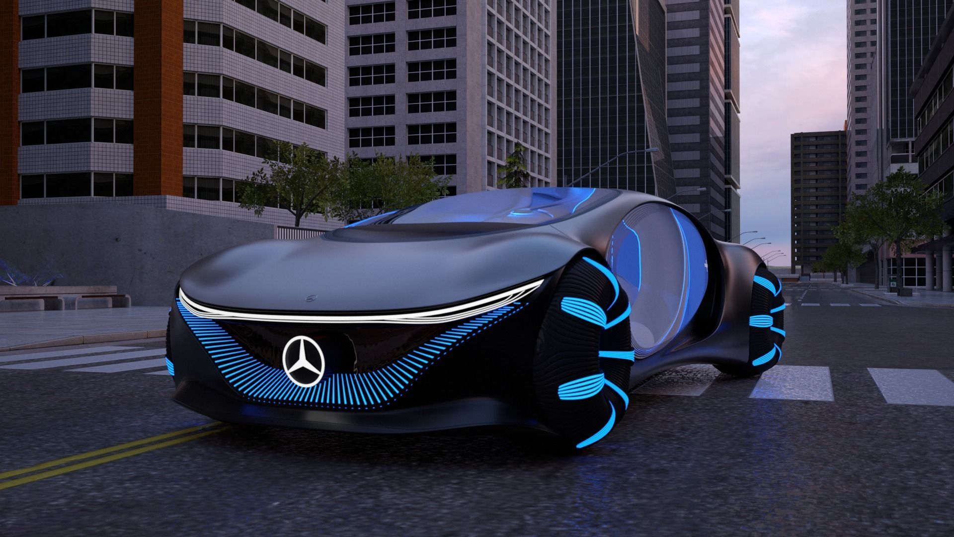 Mercedes-Benz Vision AVTR Concept 2020 3D model_2