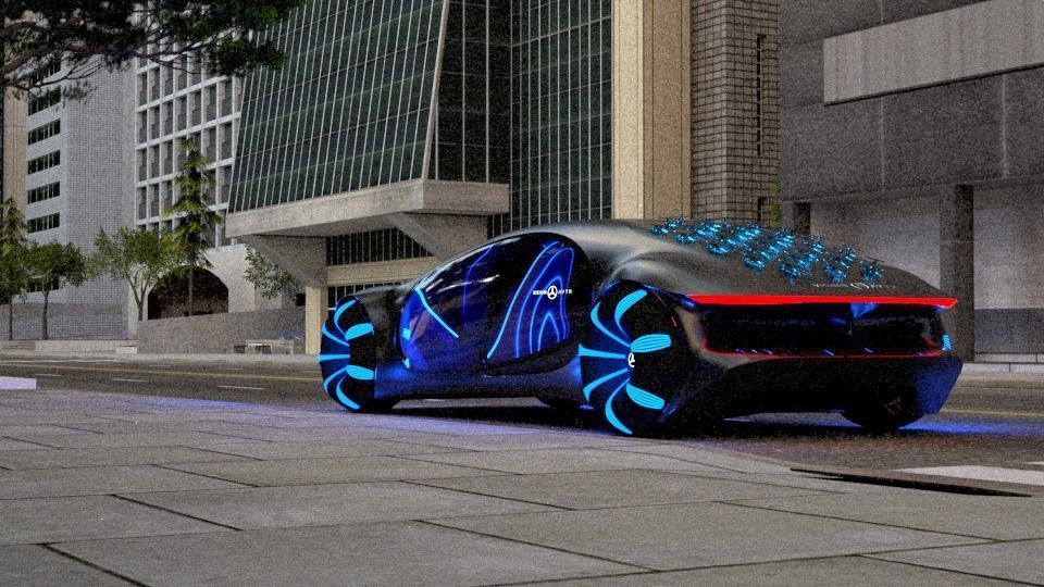 Mercedes-Benz Vision AVTR Concept 2020 3D model_5