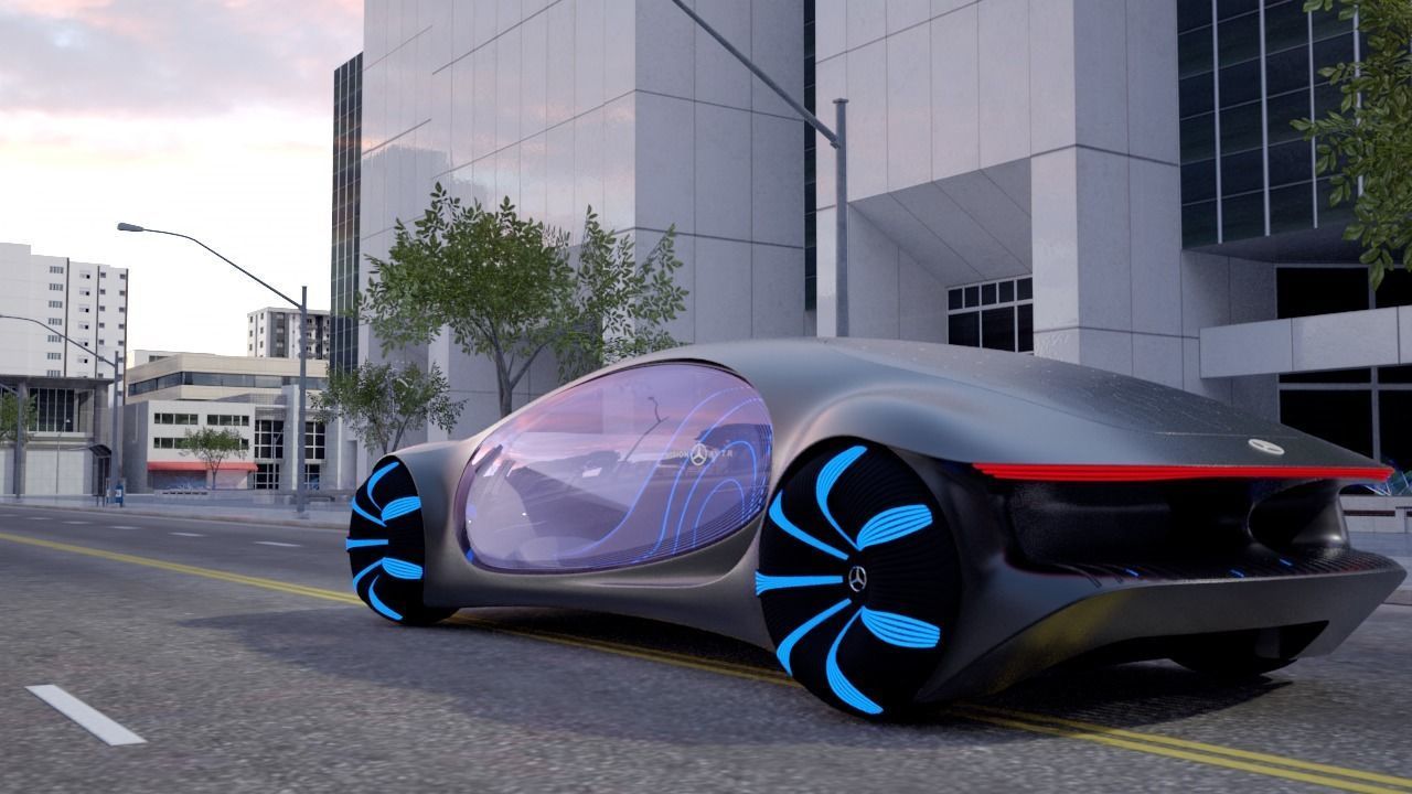 Mercedes-Benz Vision AVTR Concept 2020 3D model_10