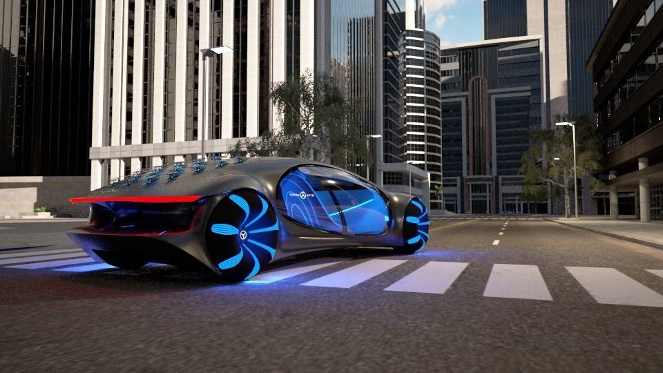 Mercedes-Benz Vision AVTR Concept 2020 3D model_7