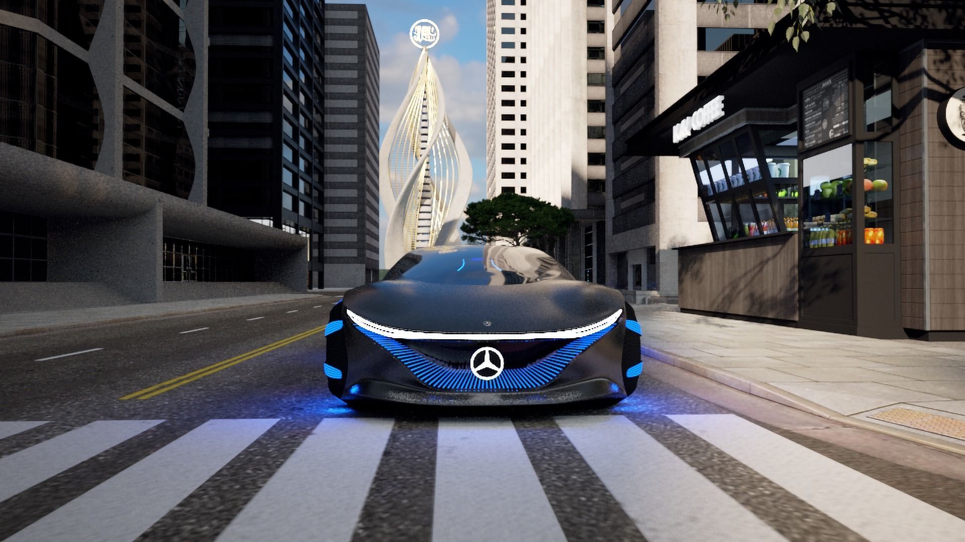 Mercedes-Benz Vision AVTR Concept 2020 3D model_8