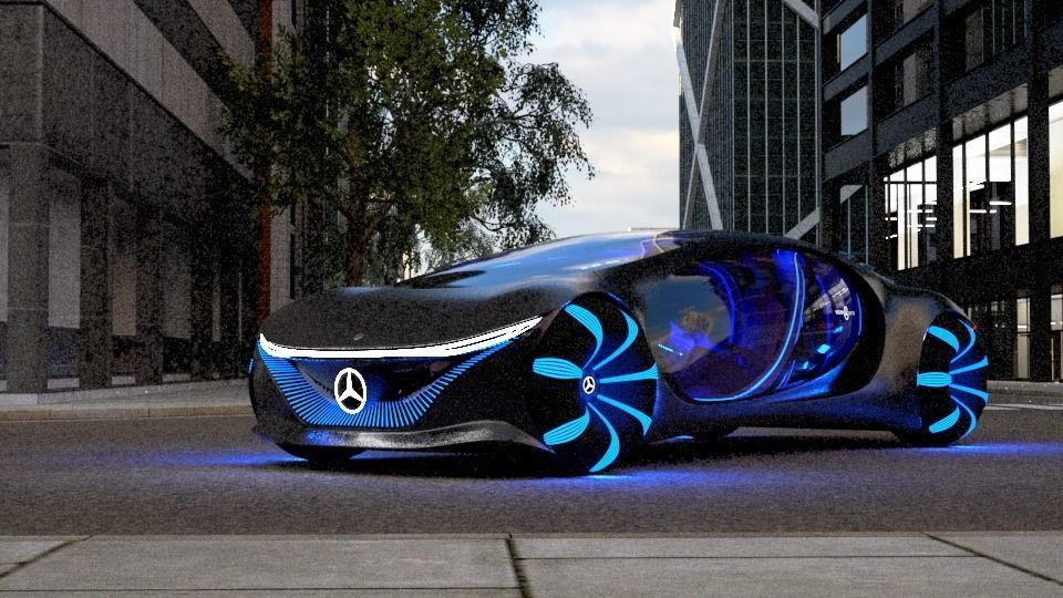 Mercedes-Benz Vision AVTR Concept 2020 3D model_3