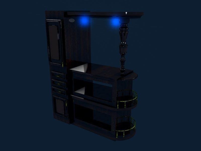 HOME BAR 3D model_2