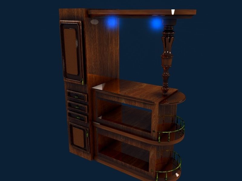 HOME BAR 3D model_1