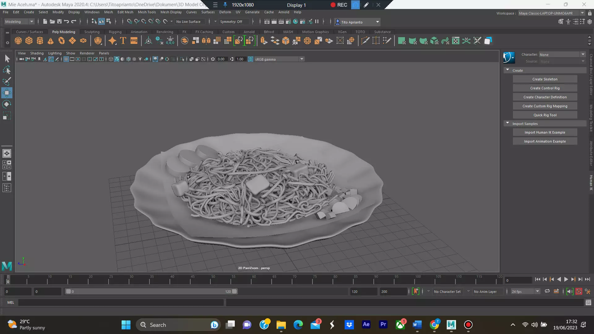 Mie Aceh 3D model_0