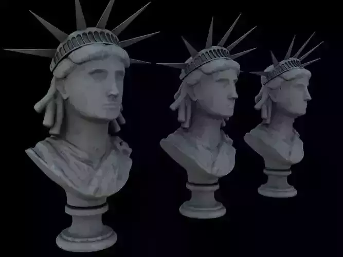 Statue of Liberty - Bust 3D print model