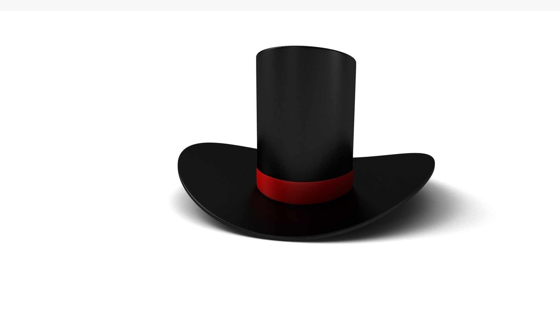 magician hat 3D model_4